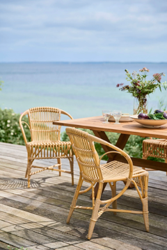 ROBERT EXTERIOR - Alu-Rattan and ArtFibre garden chair by Sika Design - view 3